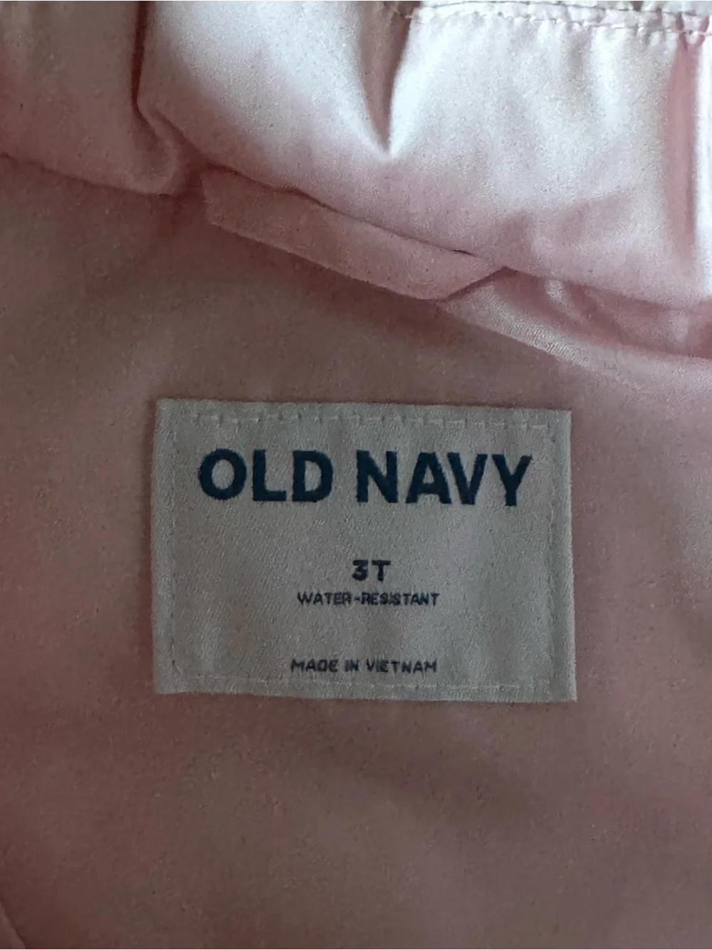 Old Navy Light Pink Puffer Vest for Kids